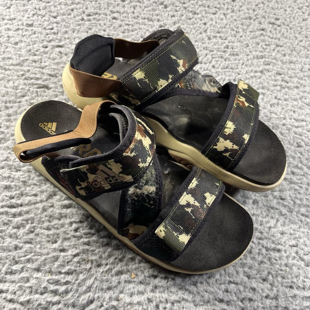 Adidas Terrex Cyprex Ultra Hiking Sandals Camo Black Men's Size 8 FY9911 Outdoor